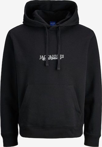 Jack & Jones Plus Collegepaita 'JORBLEECKER' värissä musta: etupuoli