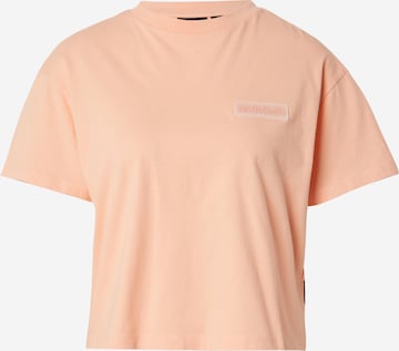 NAPAPIJRI T-shirt 'IAATO' i rosa: framsida