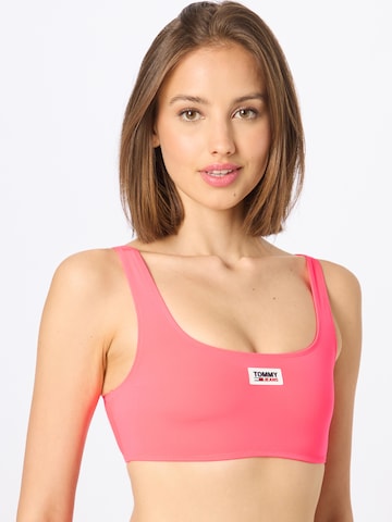 Tommy Hilfiger Underwear Bustier Bikini felső - rózsaszín: elől