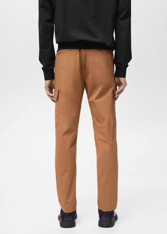 MANGO MAN Regular Hose 'Ozen' in Braun