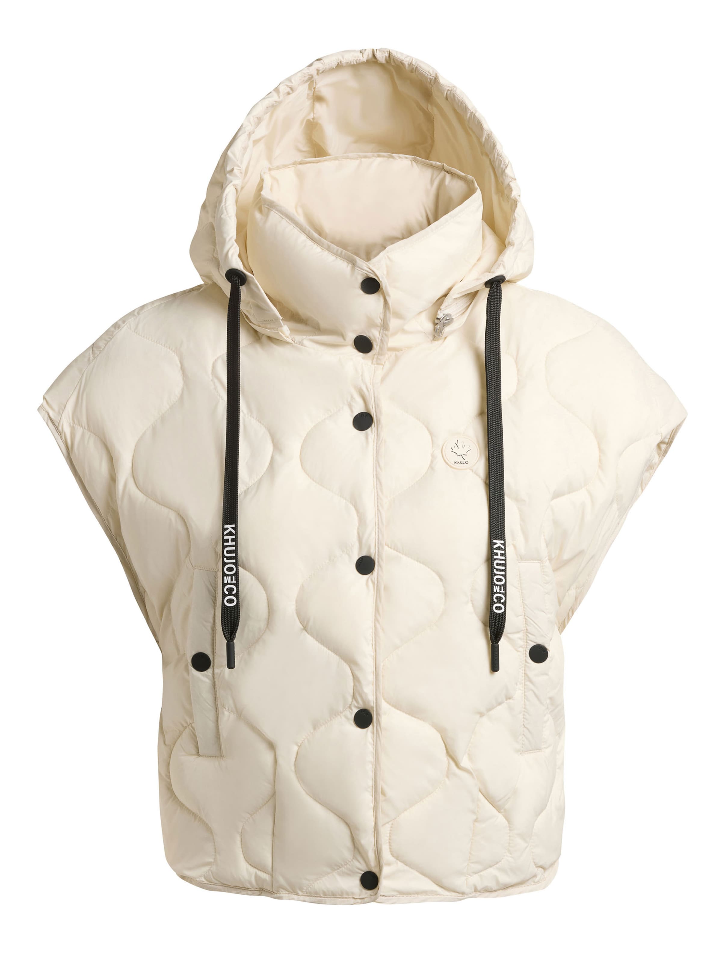 Gilet 'NINGA' di khujo in bianco: frontale