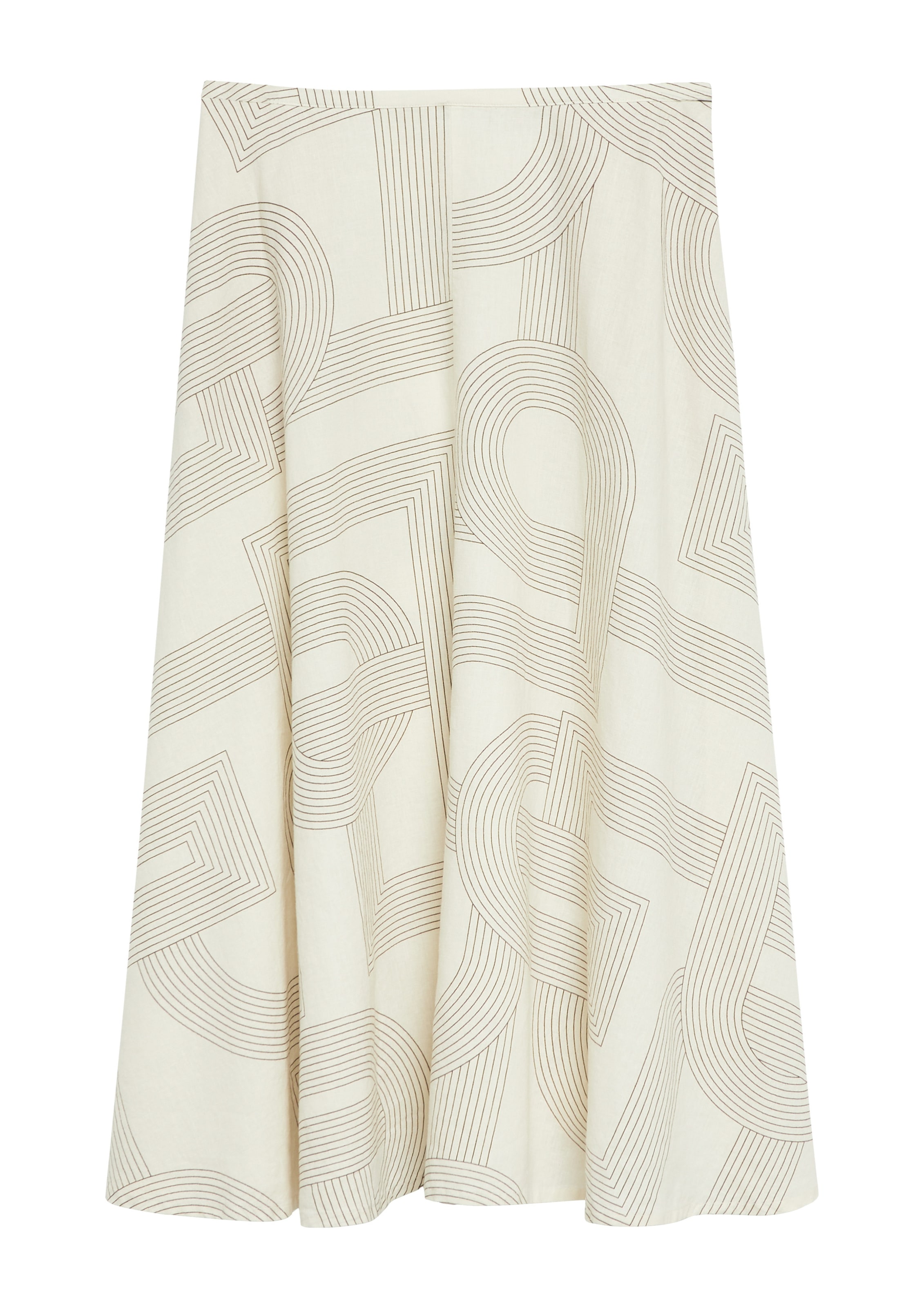 Jupe COMMA en beige : devant