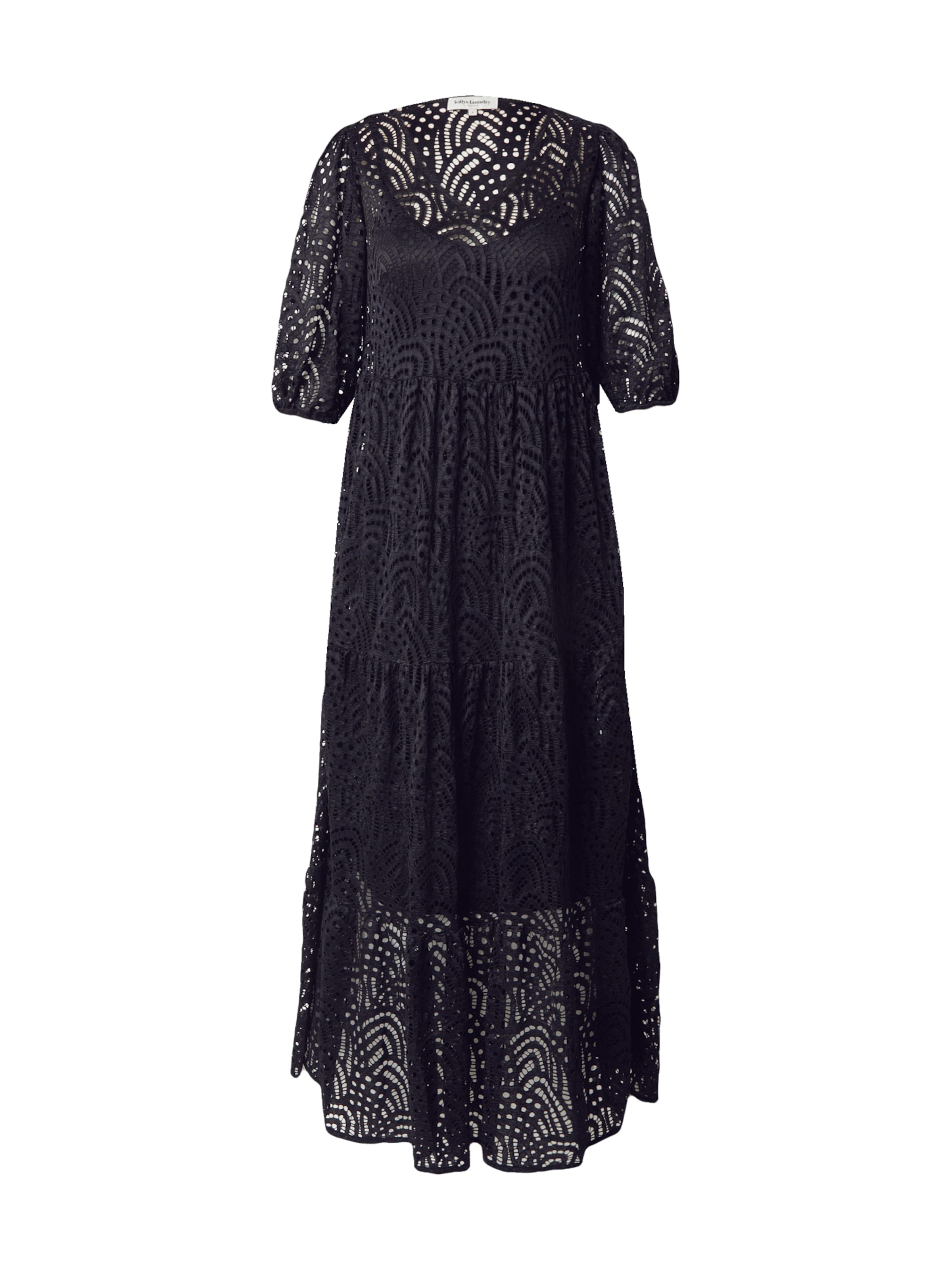 Lollys Laundry - Vestido 'Gambo' en negro: frente
