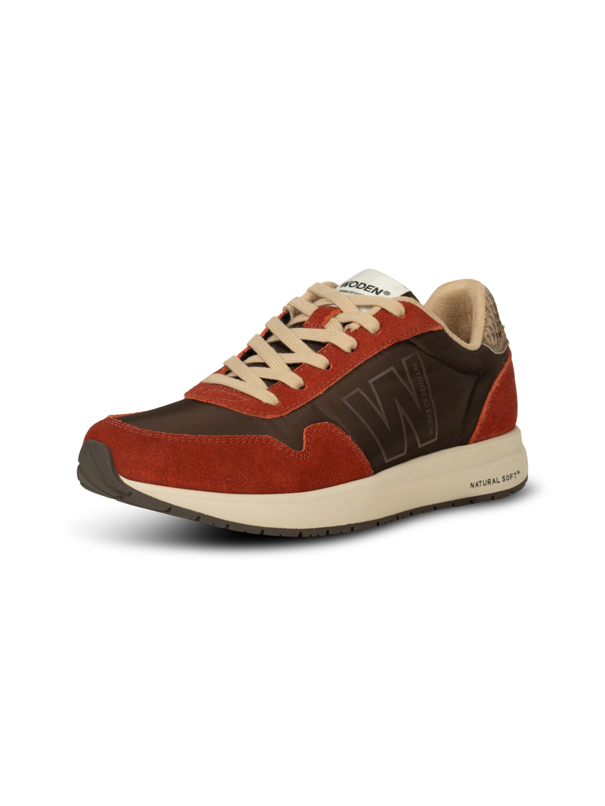WODEN Platform trainers ' Nora ' in Red: front