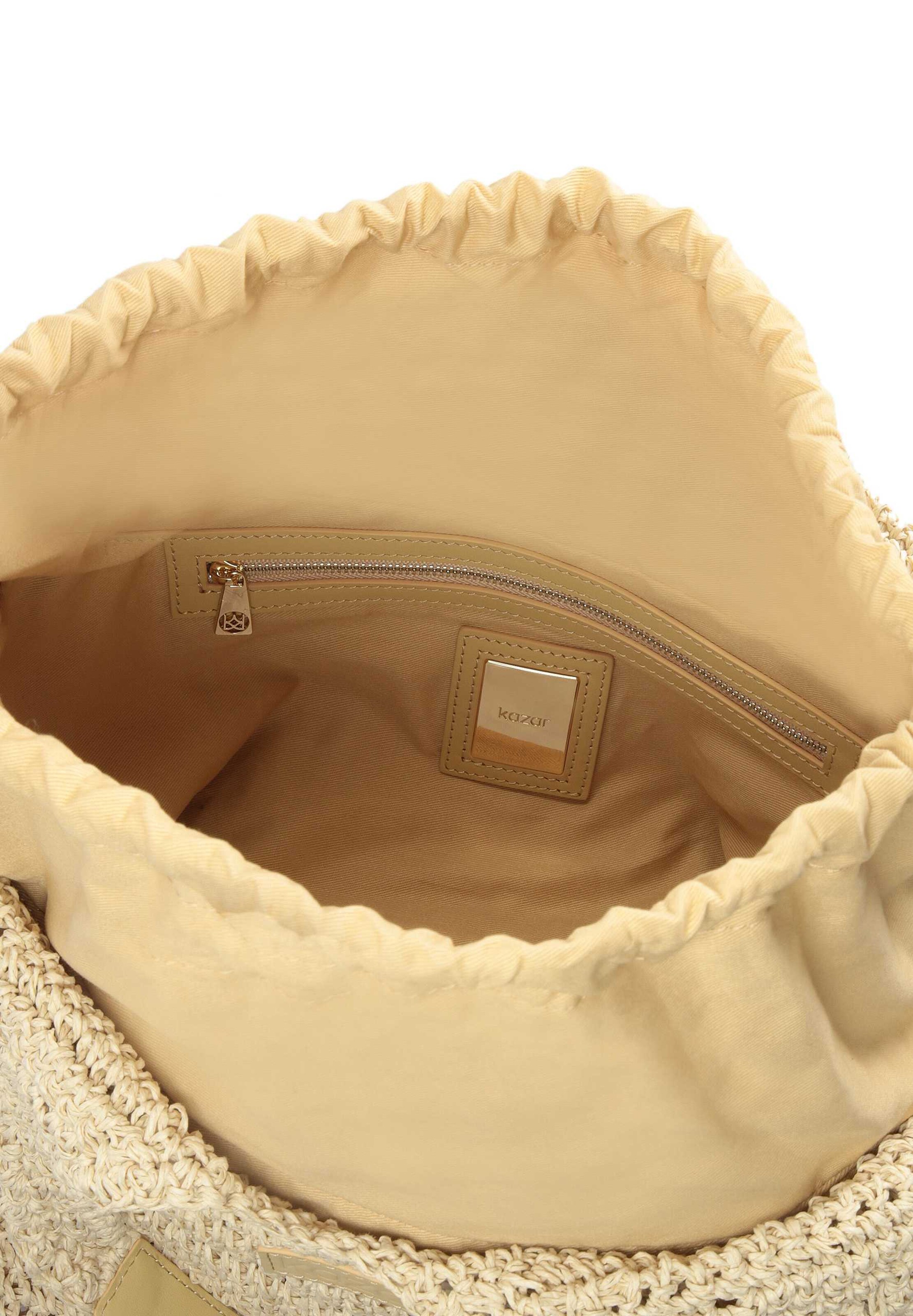 Borsa a sacco di Kazar in beige