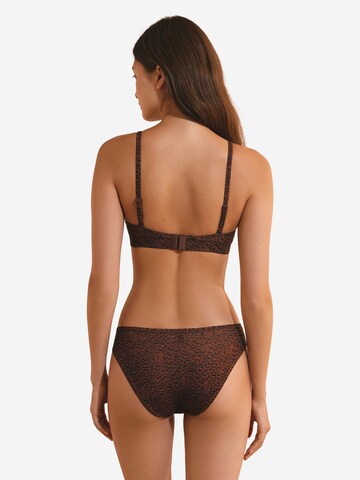 ETAM Triangel BH 'Pure Soft' in Braun