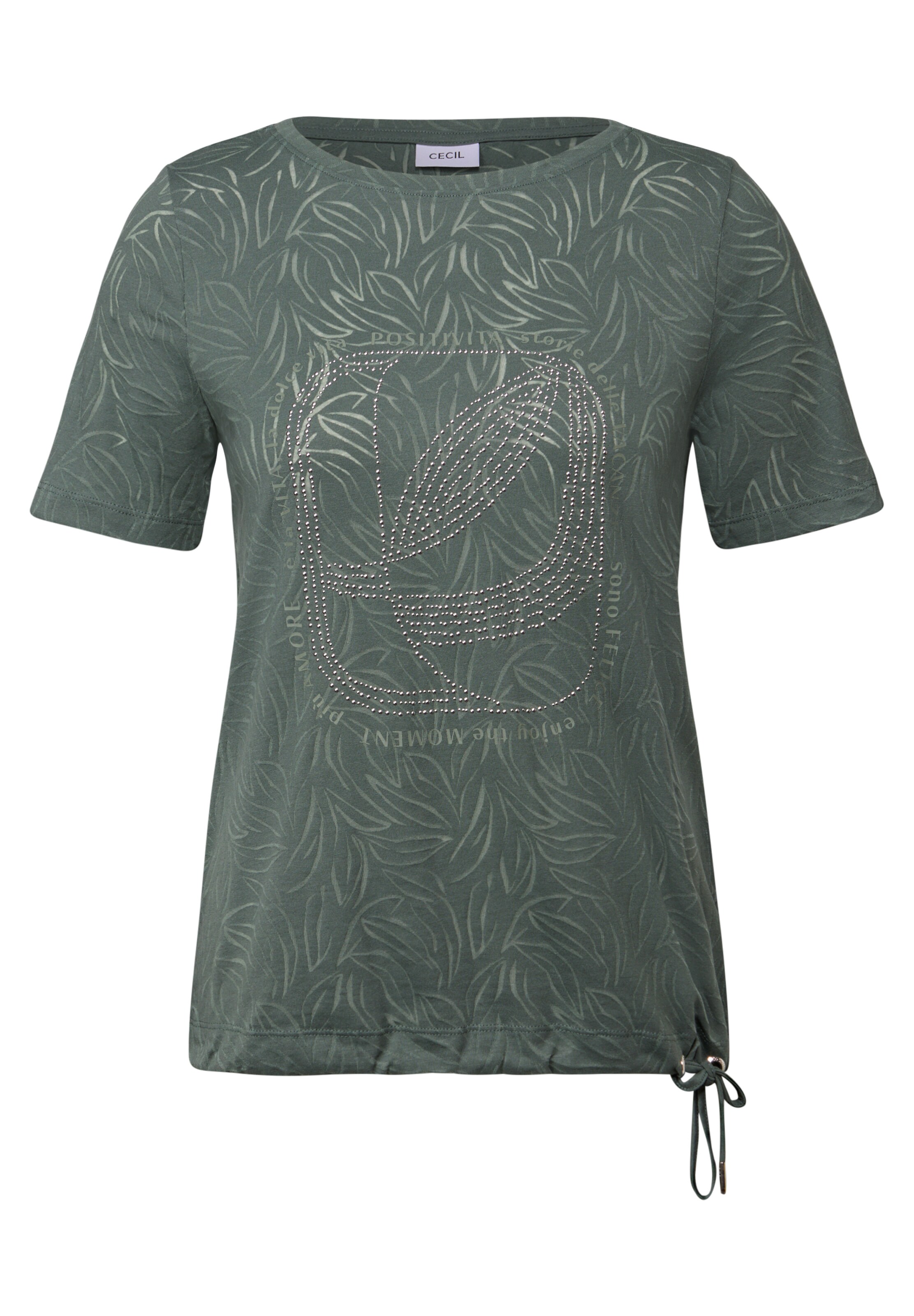 CECIL Shirt in Grün: Vorderseite