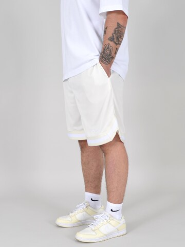 Adam Loose fit Workout Pants 'Sweatshorts Basketball Shorts' in Beige