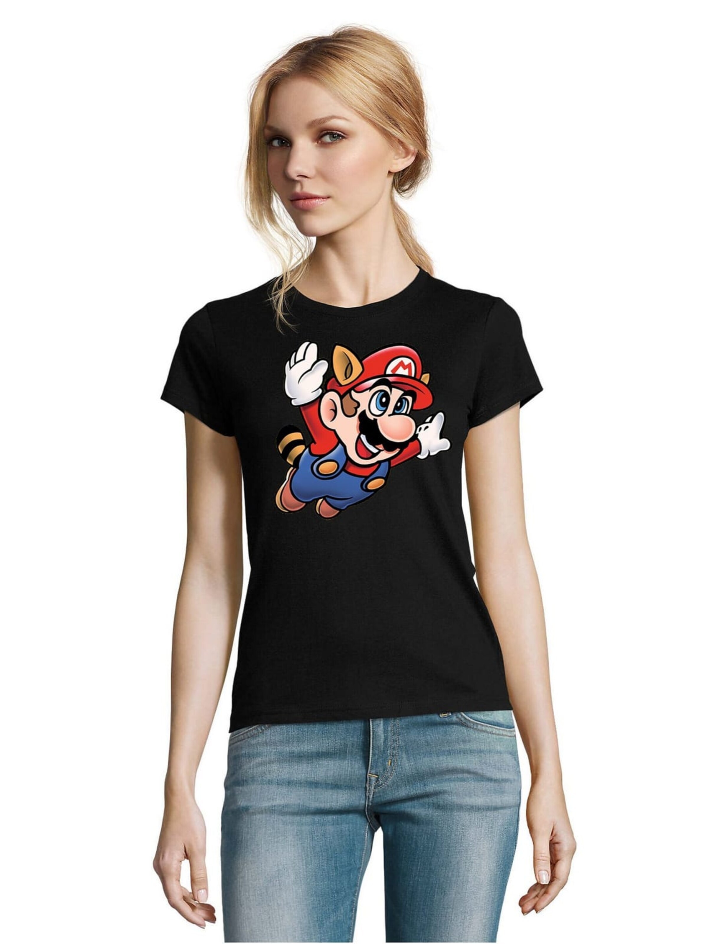 Blondie & Brownie Shirt 'Mario3' in Black: front