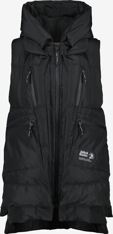 Alife and Kickin Vest 'Racha' in Black: front