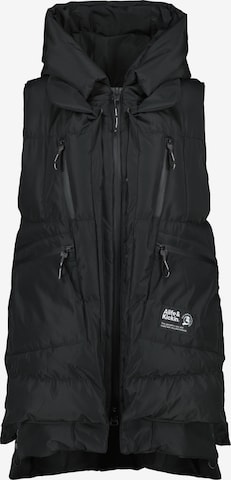 Alife and Kickin Vest 'Racha' in Black: front