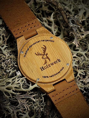 Holzwerk - Reloj analógico 'FORST' en marrón