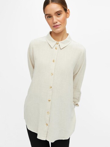 Camicia da donna 'Sanne' di OBJECT in beige