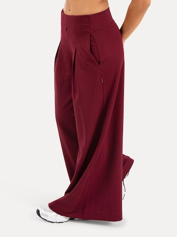 Smilodox Wide Leg Hose 'Vanea' in Rot