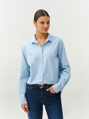 TATUUM Blouse 'Elisha' in Blauw: voorkant