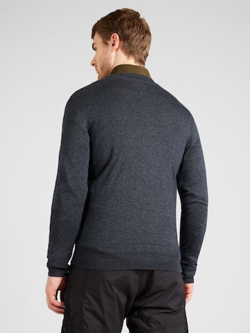 Bruun & Stengade Knit Cardigan 'Elias' in Grey