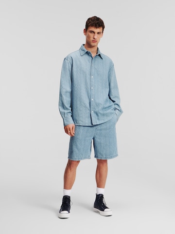 Karl Lagerfeld Regular fit Риза в синьо
