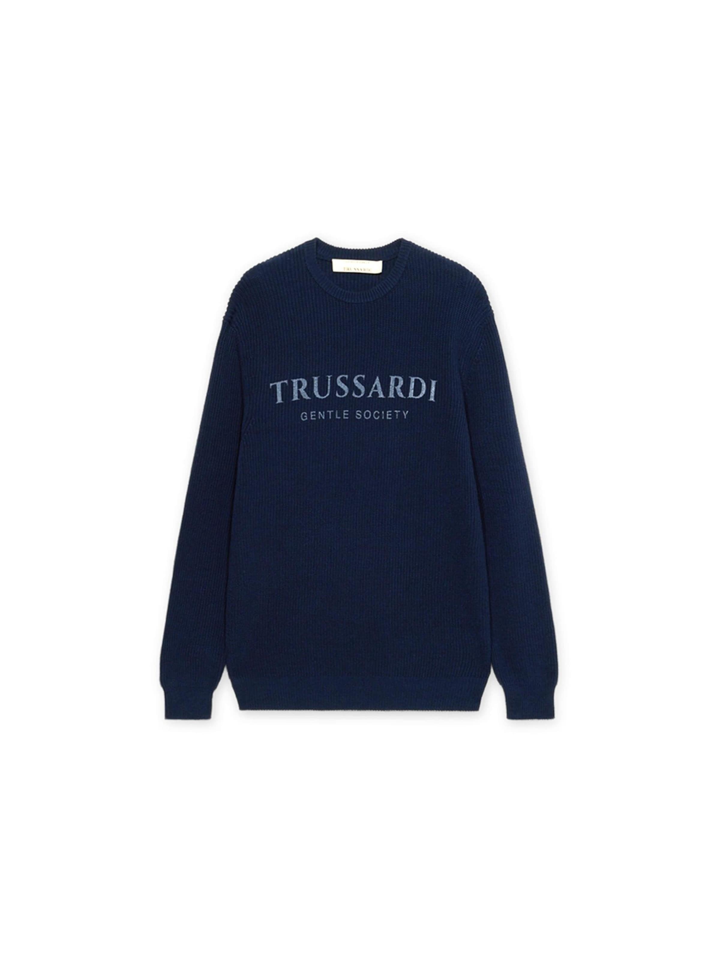 Trussardi - Jersey en azul: frente