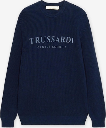 Trussardi - Jersey en azul: frente