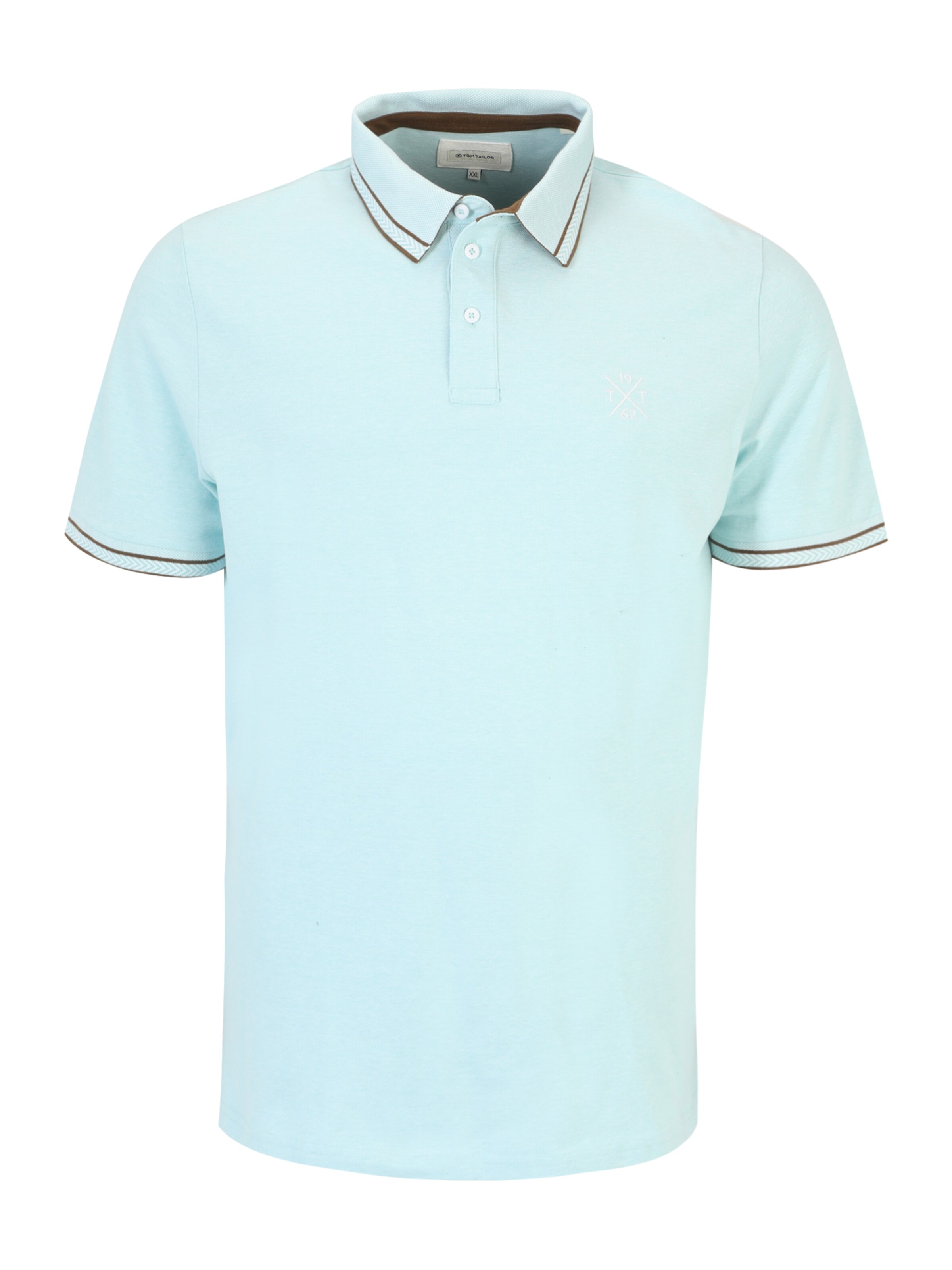 Männer Große Größen TOM TAILOR Men + Poloshirt in Hellblau - FN68057 Männer Große Größen TOM TAILOR Men + Poloshirt in Hellblau - FN68057