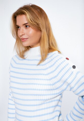 DreiMaster Maritim Pullover in Weiß