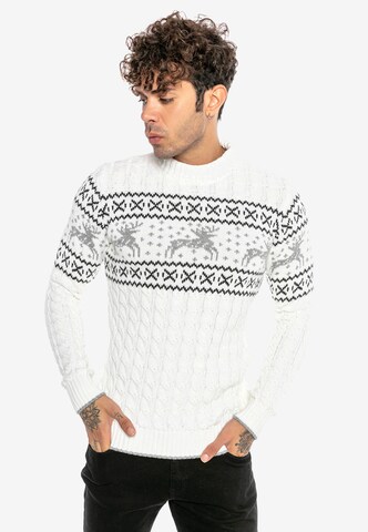 Redbridge Sweater 'Norwalk' in White: front