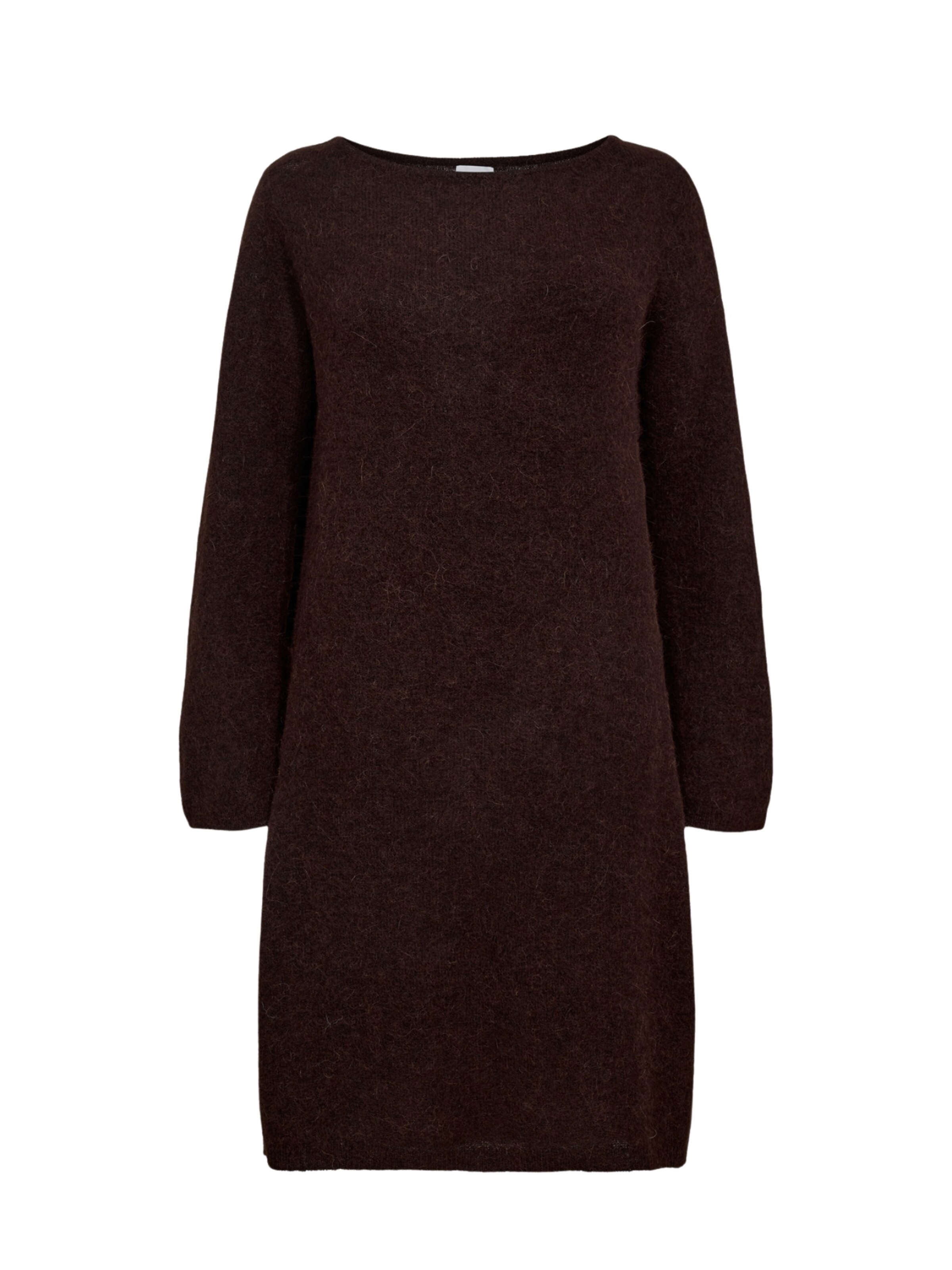 NÜMPH Jurk ' NURIETTE ' in Bruin: voorkant