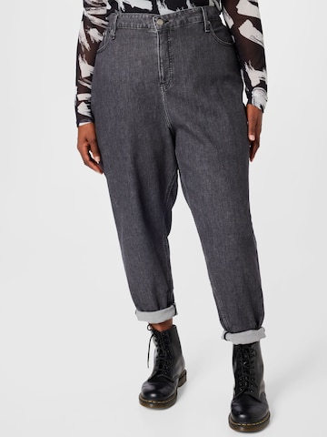 Calvin Klein Jeans Curve - Tapered Vaquero en gris: frente