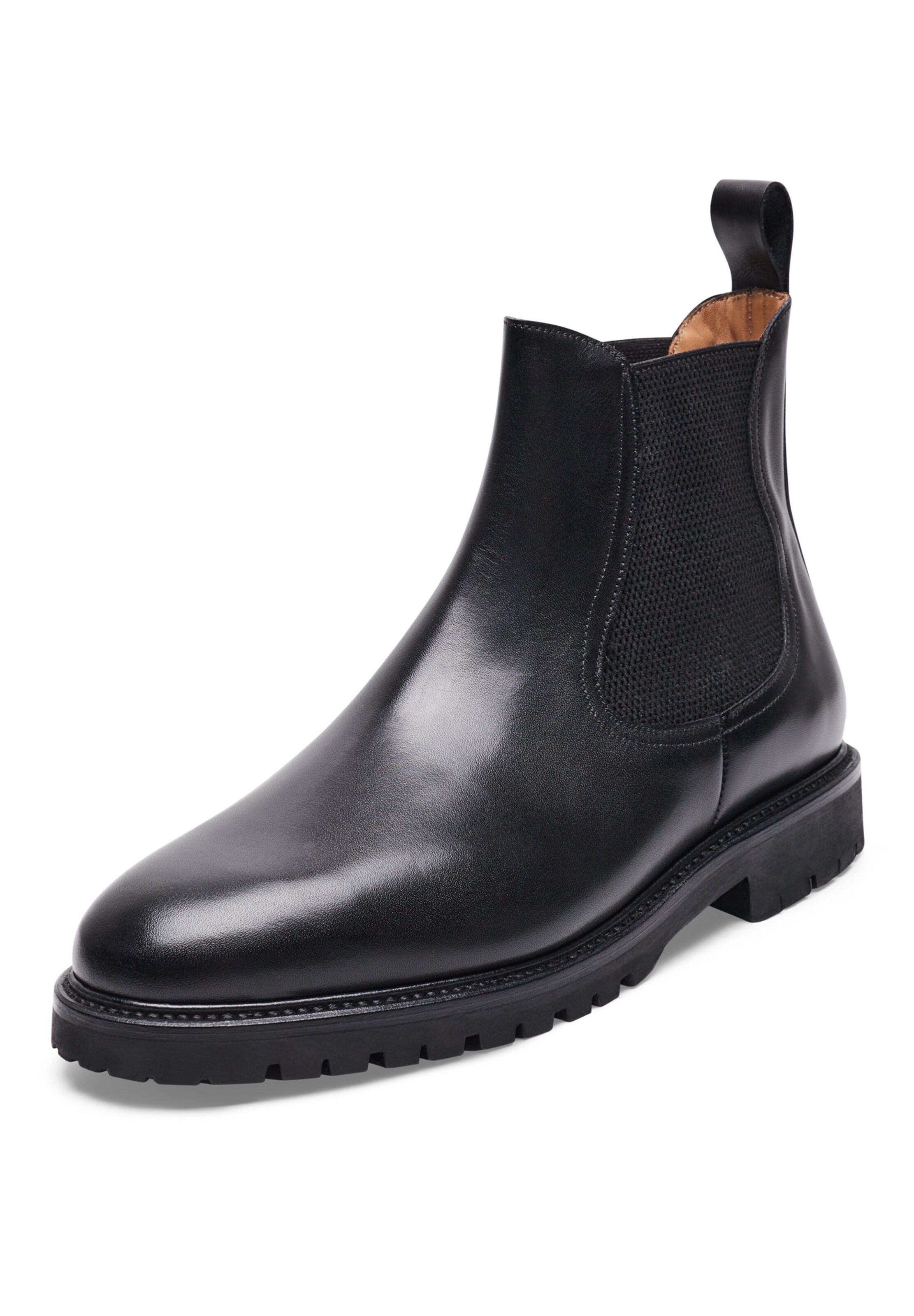 Henry Stevens Chelsea Boots 'Jones CB3' in Schwarz