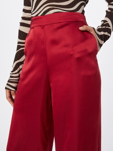 Wide Leg Pantalon OBJECT en rouge