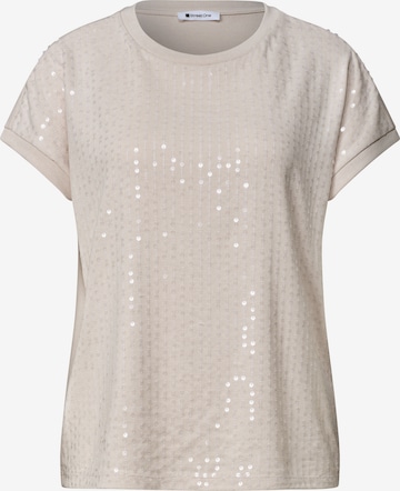 STREET ONE Shirt in Beige: Vorderseite