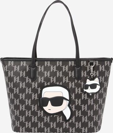 Karl Lagerfeld Shopper 'Ikonik 2.0' in Zwart: voorkant