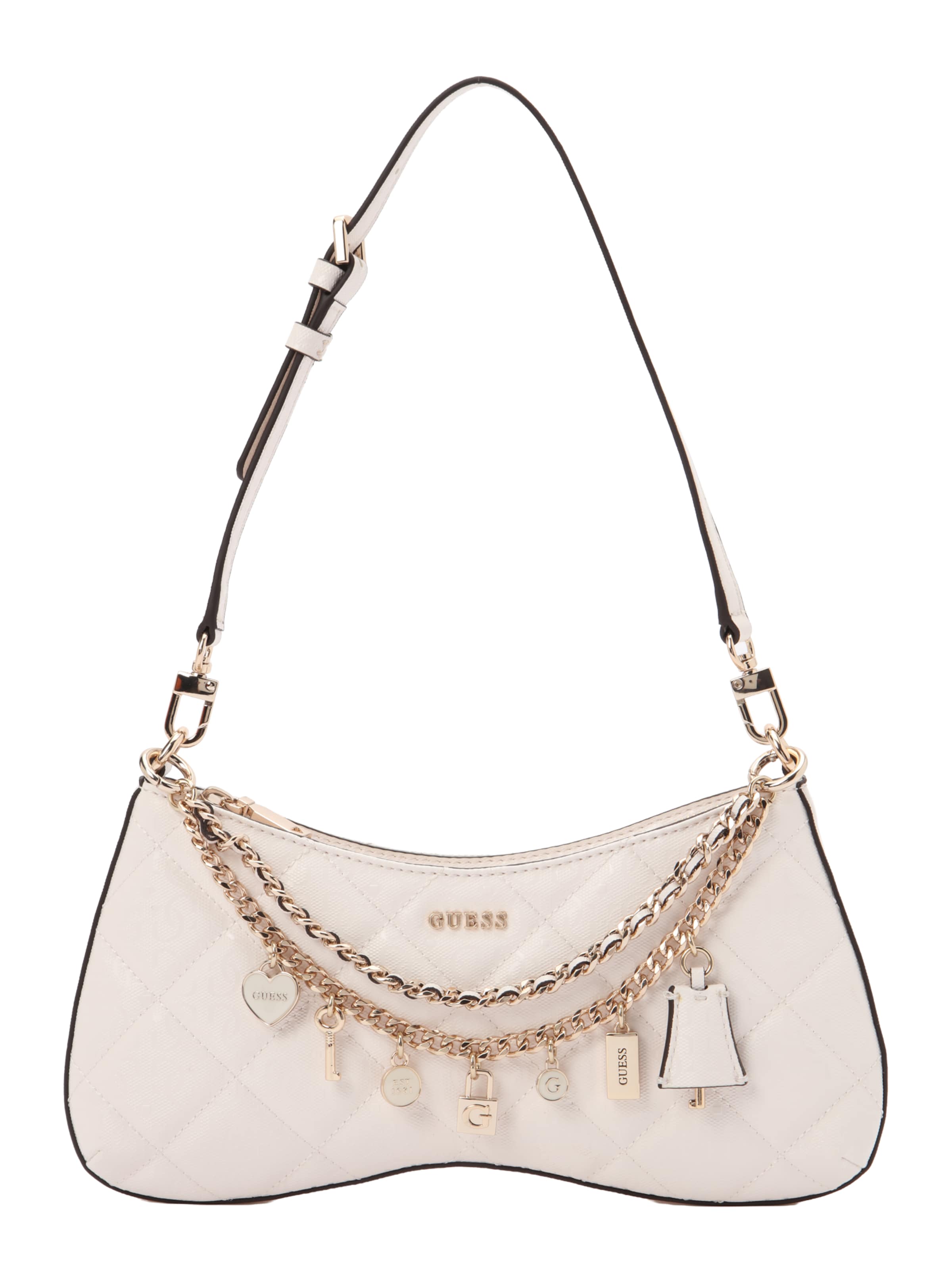 GUESS Τσάντα ώμου 'Libby' σε μπεζ: μπροστά