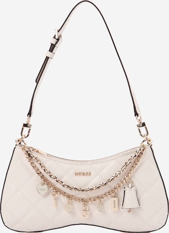 Sac bandoulière 'Libby' GUESS en beige : devant