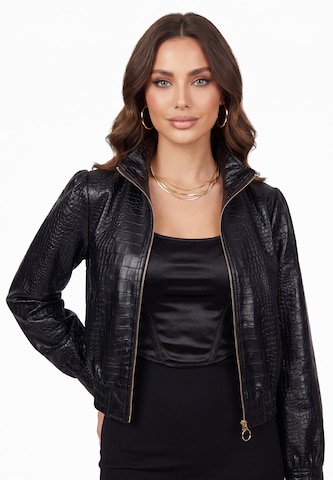 Veste mi-saison 'Premium' faina en noir