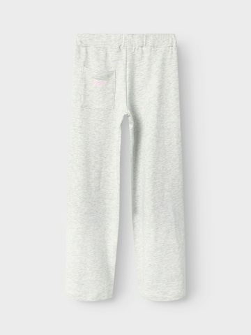 NAME IT - Pierna ancha Pantalón en gris