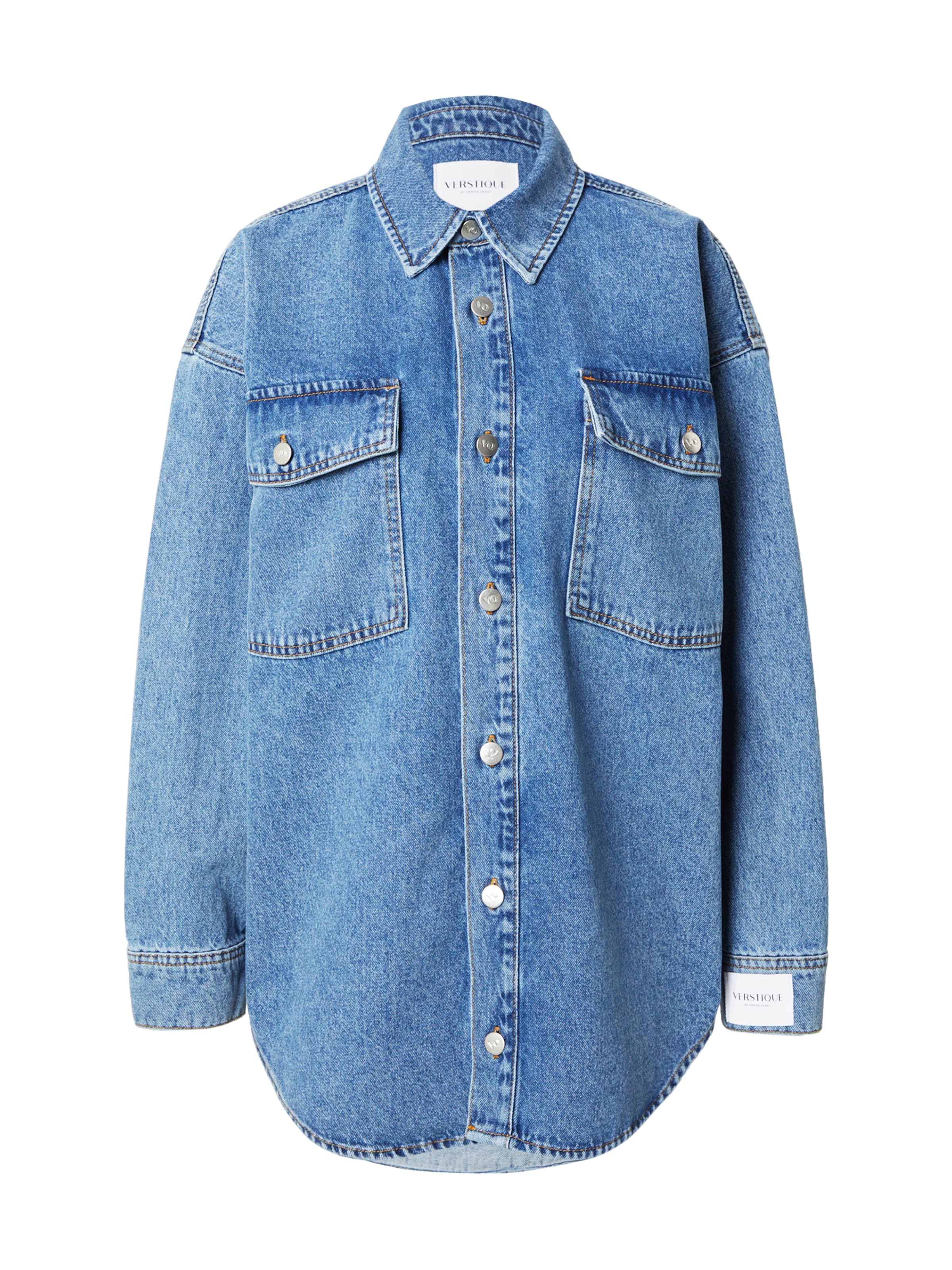 VERSTIQUE Тениска в синьо: отпред