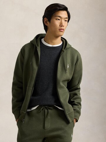 Giacca di felpa di Polo Ralph Lauren in verde: frontale
