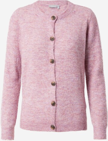 Fransa Knit Cardigan 'SANDY' in Pink: front