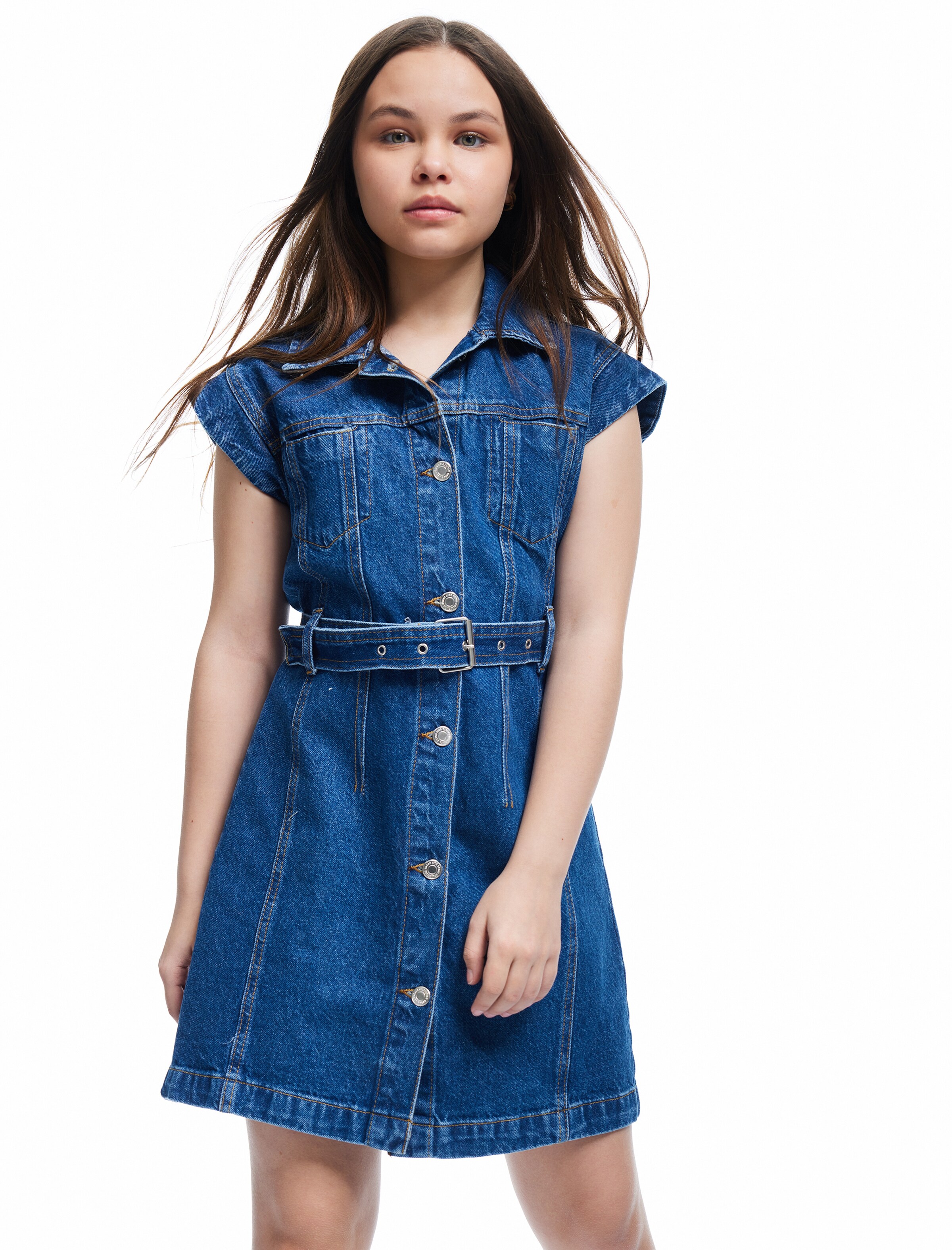 Koton Jurk in Blauw: voorkant