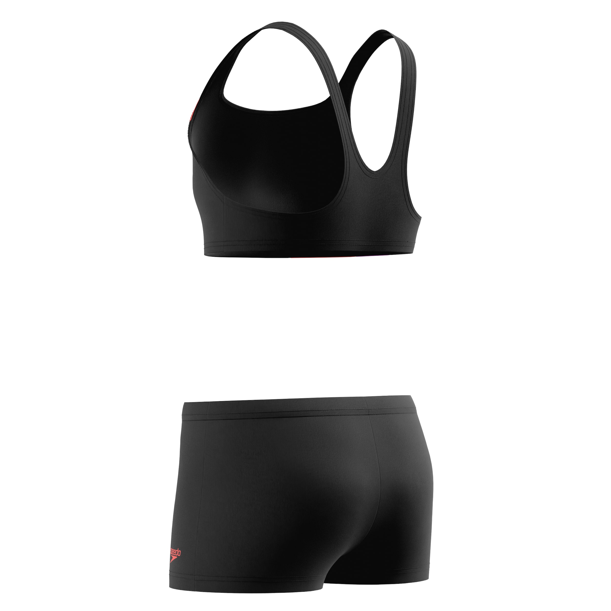 SPEEDO Bralette Bikini in Black