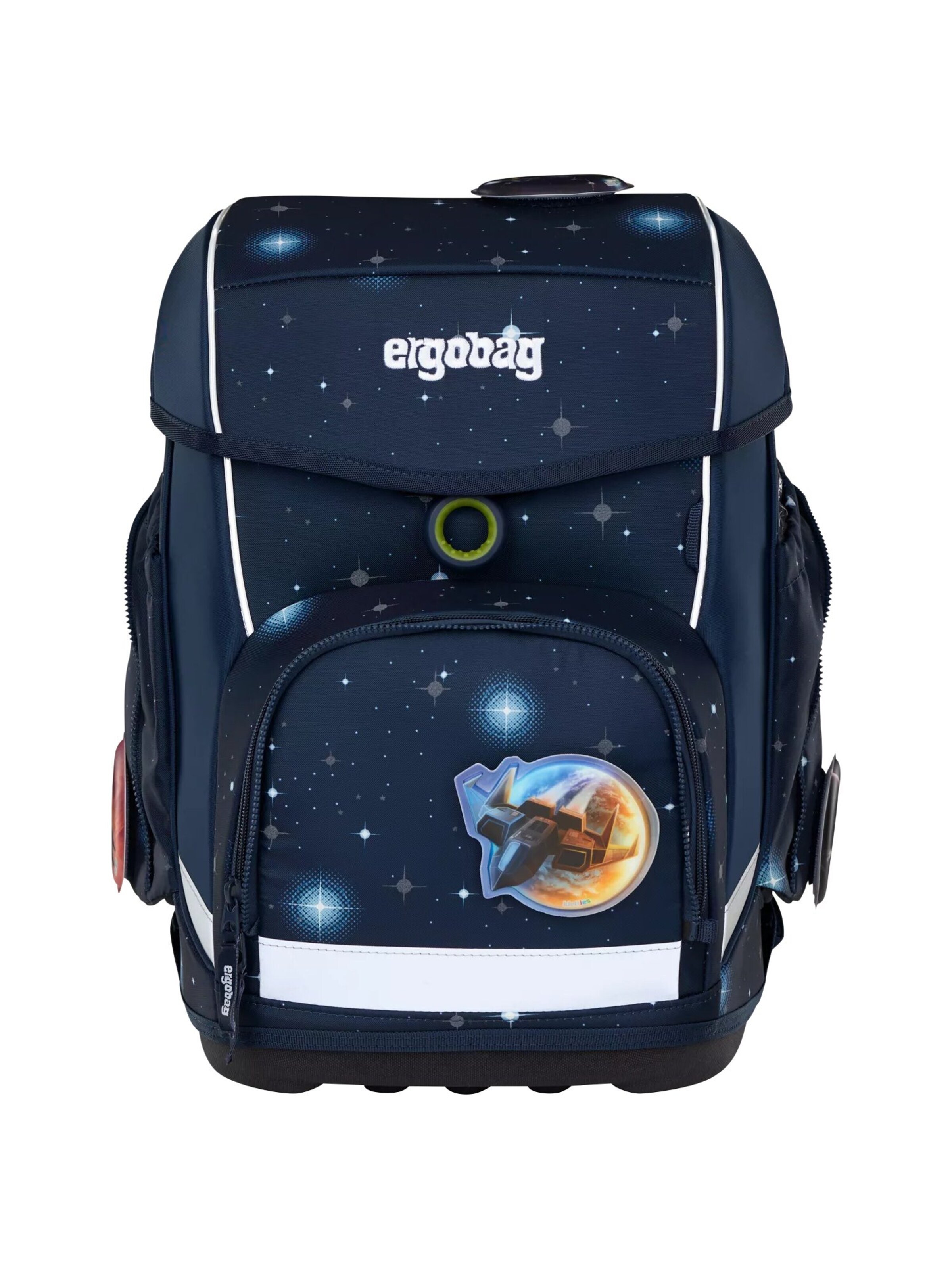 ergobag Rucksack 'Schulranzen-Set cubo Set'‌‌‌‌‌ in Blau