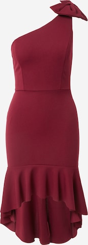 WAL G. - Vestido de gala en rojo: frente