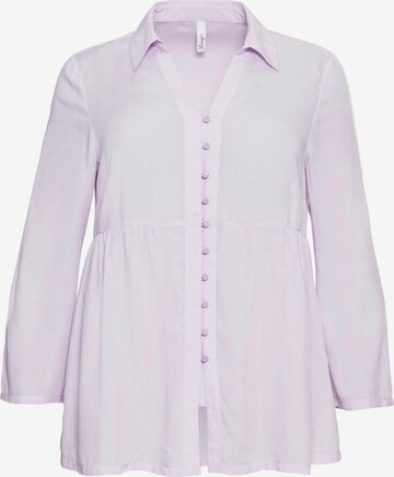 SHEEGO Blouse in Purple: front