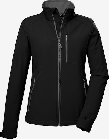 KILLTEC Outdoor Jacket in Black: front