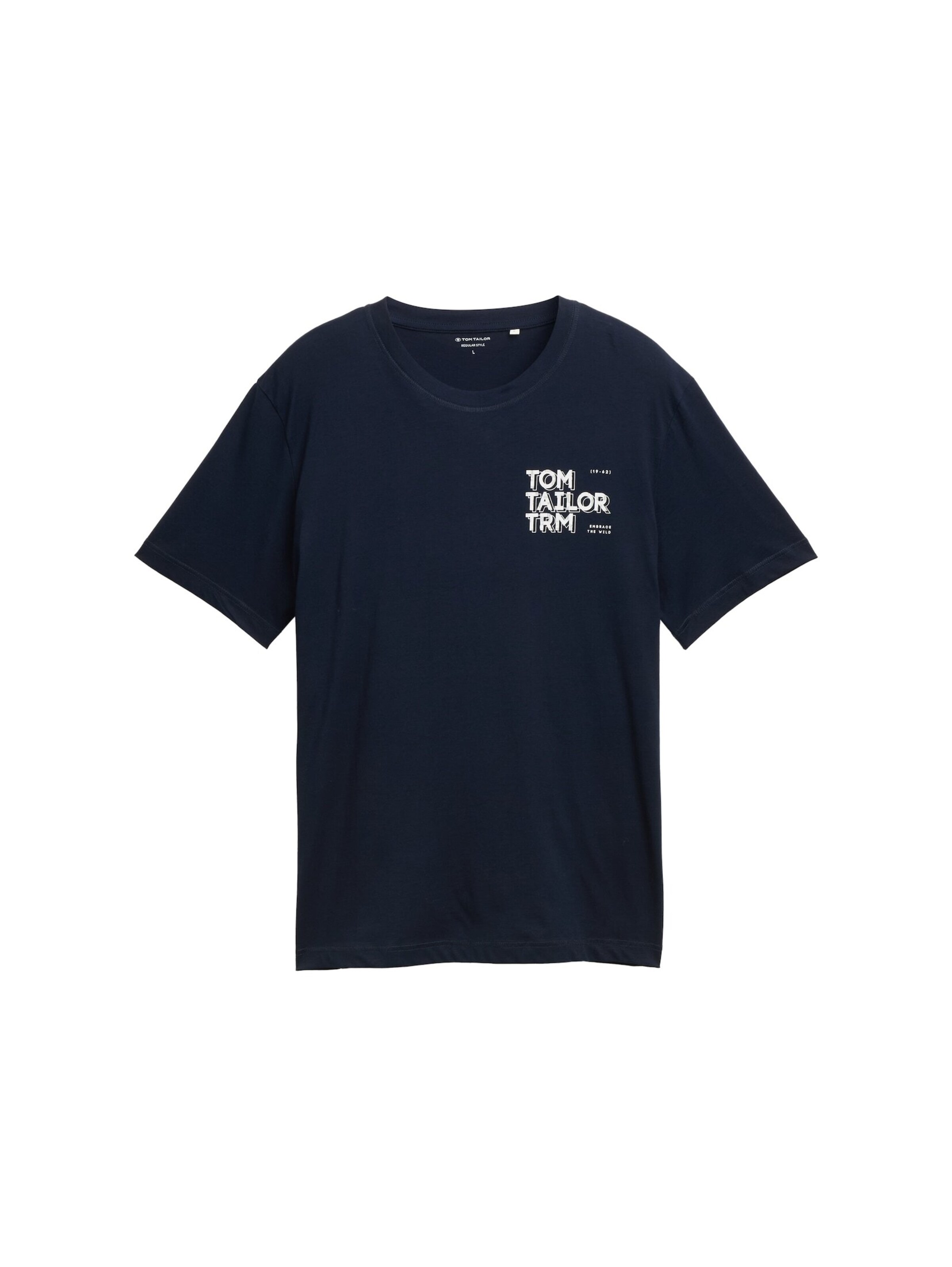 TOM TAILOR Shirt in Blue: front