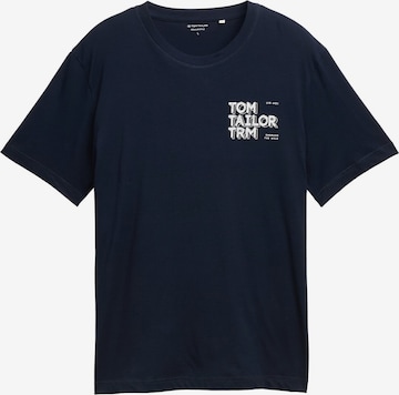 TOM TAILOR Shirt in Blue: front