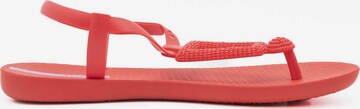 Tongs 'Artesania' Ipanema en rouge