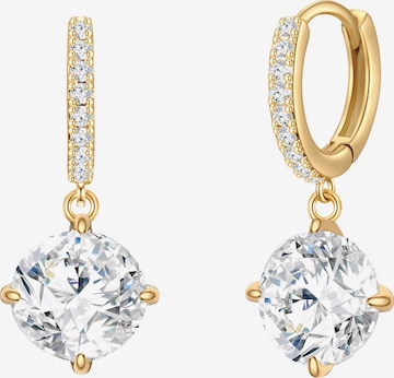 Lulu & Jane - Pendientes en oro: frente