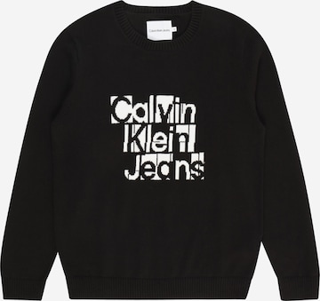 Calvin Klein Jeans - Jersey en negro: frente